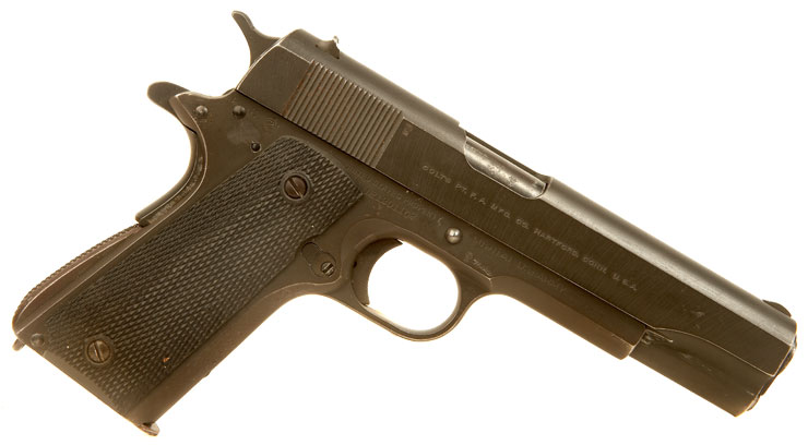 Deactivated Pre D-Day WWII Colt 1911a1