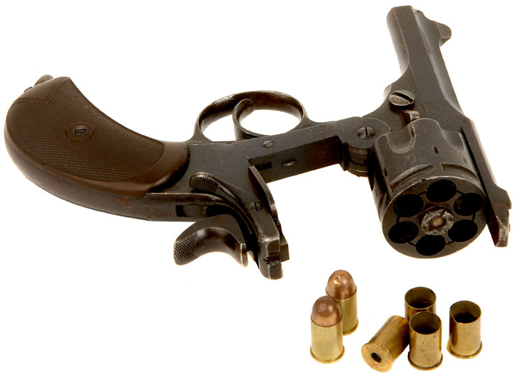 Boer War Dated Webley MKII .455 Revolver.