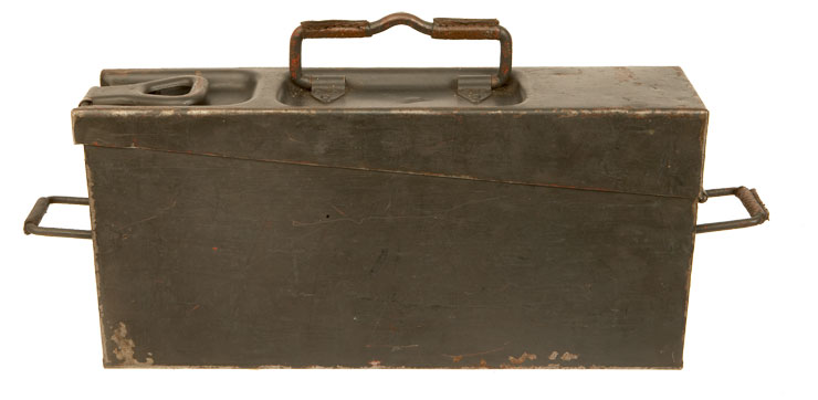 An original WWII German MG34 or MG42 Ammunition Box
