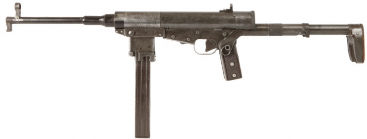 Deactivated Rare Old Spec Hotchkiss 'Type Universal' Submachine gun