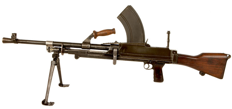 Deactivated Old Spec WWII Bren Gun Dated 1944