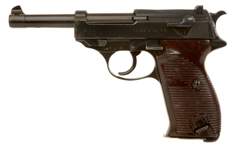 Deactivated WWII Walther Nazi P38 Pistol
