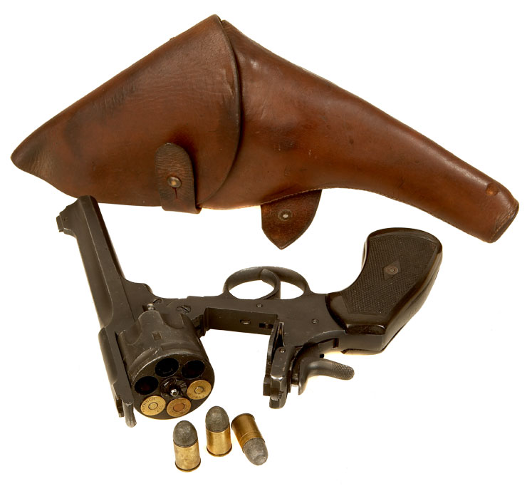 A superb Deactivated Old Spec WWII Issued Enfield MK6 .455 Revolver
