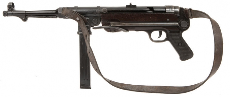 Deactivated WWII German MP40 Submachine Gun 1942