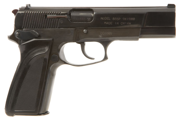 Deactivated Norinco Hipower 9mm Semi Auto Pistol