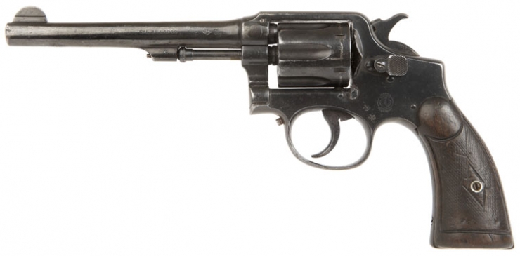 A rare Spanish  made Police issue Orbea revolver