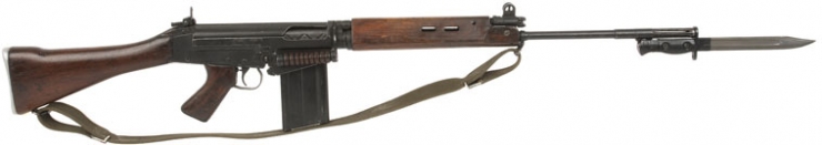 Deactivated British Self Loading Rifle (SLR) Old specification