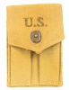 Genuine Second World War US army Colt 1911 spare magazine pouches.