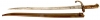 British Manufactured Model 1866 Chassepot Sword Bayonet & Scabbard