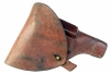 WWII issued Husqvarna Browning M1907 pistol brown leather holster.