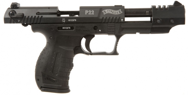 Deactivated Walther P22.