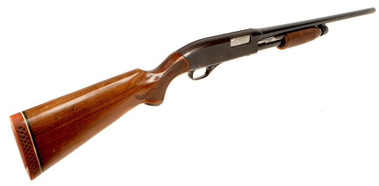 Deactivated Winchester Pump Action Shotgun Model 1200.