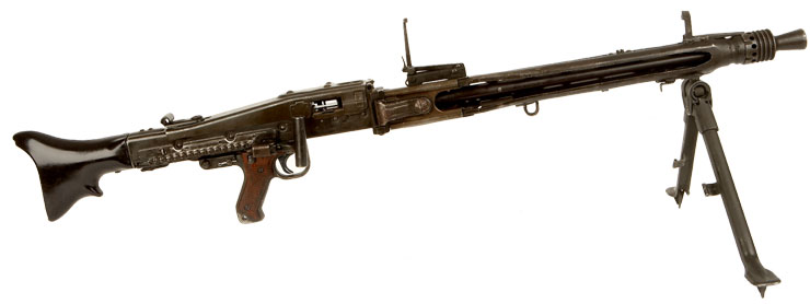 Deactivated Old Spec WWII German MG42 Light Machine Gun