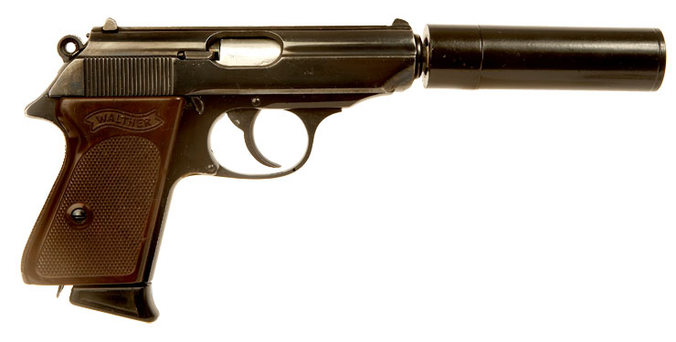 Deactivated Walther PPK With Dummy Silencer
