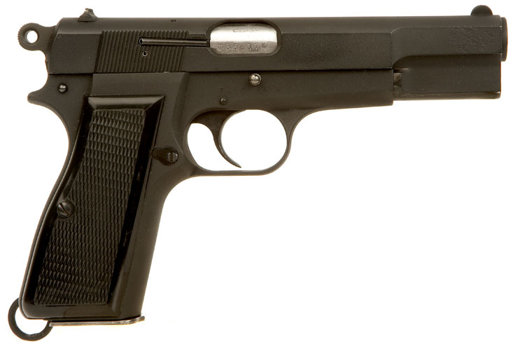 Rare Deactivated Browning L9A1 Hipower Pistol