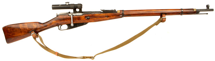 WWII Russian Nagant Sniper Rifle